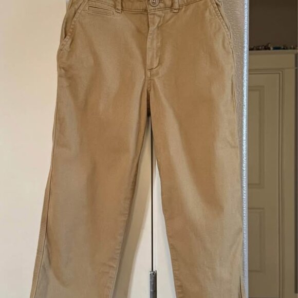 Kids J. Crew Crewcuts Relaxed Fit Adjustable Waist‎ Cotton Khaki Pants-Size 8 - Picture 3 of 7